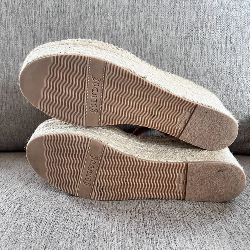 Soludos Anthro Minorca Women's Platform Wedge Sz 10